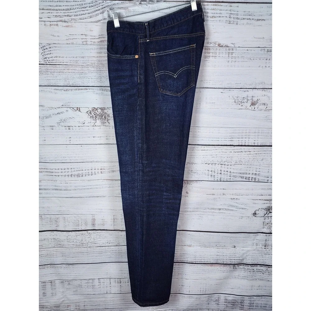 Levis 559 Relaxed Fit Blue Jeans Mens 34x32 Dark Wash Cotton Loose Denim Pants
